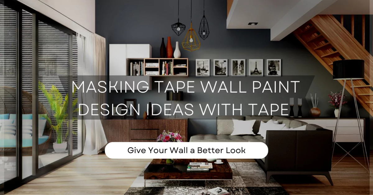 Masking Tape Wall Paint Design Ideas With Tape